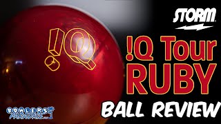 Storm iQ Tour Ruby  4K Ball Review  Bowlers Paradise [upl. by Dickey]