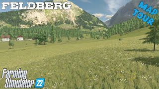 Map Tour  Feldberg  Farming Simulator 22 [upl. by Rawley]