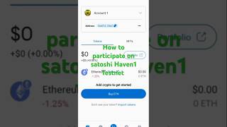 Haven1 Testnet Guide Step by step How To Participate On Haven1 Satoshi Airdrop Testnet [upl. by Uahsoj]