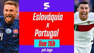 ESLOVÁQUIA X PORTUGAL  PRÉJOGO AO VIVO COM IMAGENS  ELIMINATÓRIAS DA COPA 2026  sportv [upl. by Tsuda]