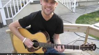 Train  Hey Soul Sister  Acoustic Cover  Andrew Allen [upl. by Carlin]