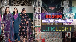 LimeLight new winter collection 2024LimeLight unstitched 2024 [upl. by Obel]