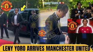 quotMANCHESTER UNITED WELCOMES LENY YORO MEDICALS AND PRESEASON EXCITEMENTquot [upl. by Orgel]