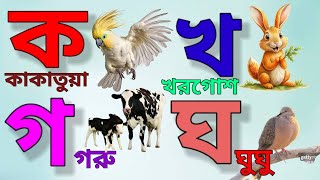 ক খ গ ঘ ঙ Il বাংলা উচ্চারণ ll Baby Learn TV Bangla [upl. by Leanne976]