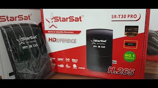 STARSAT SRT30 Pro l High Definition Mini Satellite Receiver l Unboxing l Features Detail l English [upl. by Desiree]