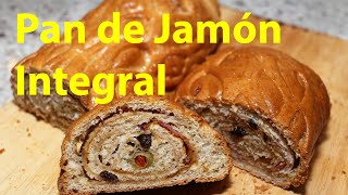 Receta de Pan de Jamón Integral con Pavo paso a paso [upl. by Nylde897]