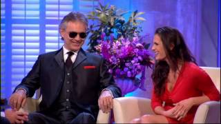 Alan Titchmarsh Interviews Andrea Bocelli and his wife amp manager Veronica Berti  25th Jan 2013 [upl. by Rehpotsrik375]