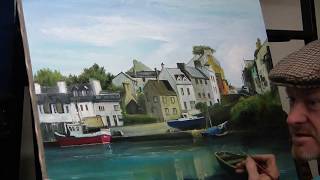 Roundstone Connemara oil painting by Conleth Rooney [upl. by Coe688]