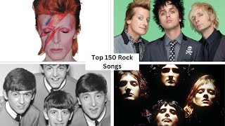 150 Most Recognizable Rock Songs of All Time [upl. by Itnavart]