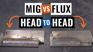 MIG vs Flux Core Welding Head to Head Real World Testing [upl. by Nenerb]