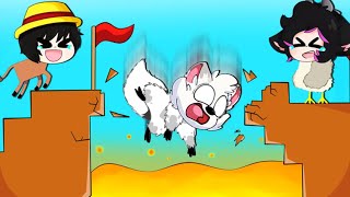 ¡EL RETO IMPOSIBLE de los ANIMALES mas TRAMPOSOS 😱🔥 ULTIMATE CHICKEN HORSE 1 Alexy [upl. by Naujej769]