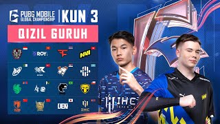 UZ 2024 PMGC League  Qizil Guruh Kun 3  PUBG MOBILE Global Championship [upl. by Annoynek926]