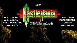 Castlevania ReVamped PC  100 Deathless Under 2 Hours [upl. by Fawcett]