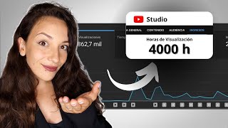 Consigue las 4000h de visualización  💲 Monetizar Youtube 2023 [upl. by Erbma384]