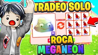 ESTO ES LO QUE CONSEGUI TRADEANDO CON MI ROCA MEGANEON NO LO CREERAS en ADOPT ME ROBLOX 😂🤣 [upl. by Llywellyn]