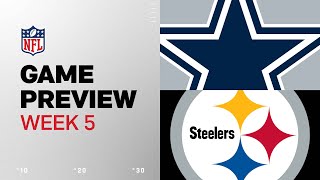 Dallas Cowboys vs Pittsburgh Steelers  2024 Week 5 Game Preview [upl. by Nylyoj]