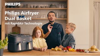 Einfach lecker mit der RapidAir Technologie im Philips Airfryer Dual Basket [upl. by Atwood]