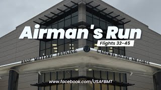 USAF BMT Airmans Run Flights 3245  December 6 2023 [upl. by Aliakam]