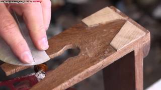 Tips Tricks and Tutorials  Ep 1 of 3  Trapezoidal Fretboard Inlays [upl. by Ecirtaed]