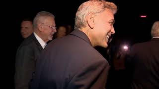 George Clooney attends inauguration of multiplex in Brignoles in the Var France [upl. by Flann]