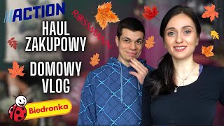 Haul zakupowy Action i Biedronka🛒Domowy vlog🌿 Gosia i Miłosz Vlog [upl. by Savill]