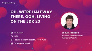 Oh were halfway there ooh living on the JDK 23 [upl. by Narual]