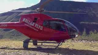 The peak of Kebnekaise by Helicopter [upl. by Janean]