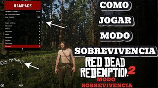 como jogar modo sobrevivência no Red Dead Redemption 2 [upl. by Lapham]