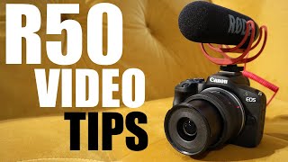 Canon R50 Video shooting explained full tutorial for beginners in 2024  Videography amp Audio Tips [upl. by Snoddy353]