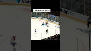 CAYDEN PRIMEAU SAVE THE GOALhockey [upl. by Necyrb]