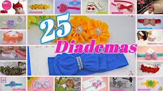 25 Ideas de Diademas para niñas paso a paso 💙 Margari [upl. by Aelak945]