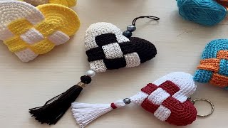 REGALA UN CORAZÓN A CROCHET  PASO A PASO [upl. by Nothgiel]