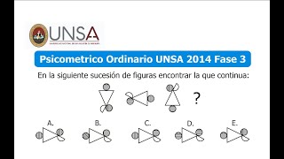 Psicométrico Test de Figuras Examen UNSA [upl. by Ahsienar]