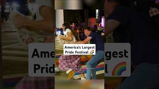 Preaching at Largest Pride Festival in America 🌈 [upl. by Cymbre]