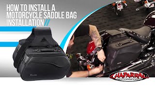 How to Install a Motorcycle Saddlebag Installation Tutorial  ChapMotocom [upl. by Leribag]