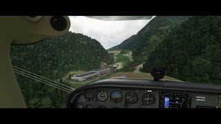 Locher Sarentino Field v11  1st landing attempt  Microsoft Flight Simulator 2020 [upl. by Scottie]