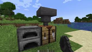 How to Make a Hopper in Minecraft [upl. by Xerxes]