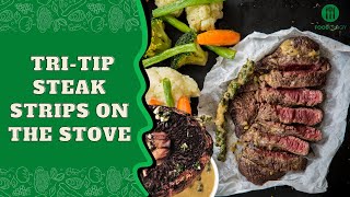 How To Cook TriTip Steak Strips On The Stove heres how [upl. by Bettzel600]