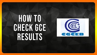 How to Check GCE Results Online in 2024 [upl. by Crandale734]