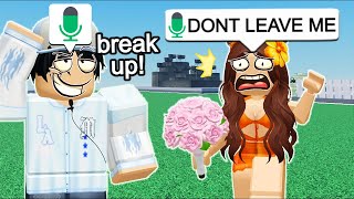 Breaking Up With STRANGERS In Roblox VOICE CHAT 2 [upl. by Carolan]