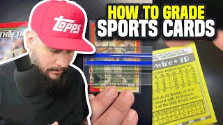 How to Grade Your Sports Cards 101  Basic Hand on Grading Before Submitting to Any Grading Company [upl. by Yancey]