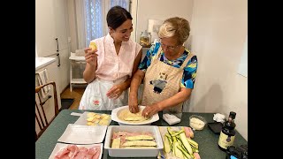 PARMIGIANA BIANCA DI ZUCCHINE  RICETTA DELLA NONNA MARIA [upl. by Dafodil]