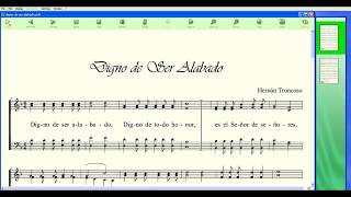 Digno de ser Alabado Partitura IEP [upl. by Lachman]