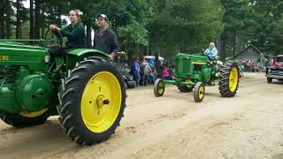 2018 Michigan Flywheeler Tractor Parade [upl. by Erodasi360]