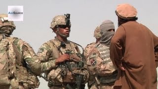 Dismounted Patrol Searching for Insurgents  Fenty Nangarhar Province Afghanistan [upl. by Noyad554]