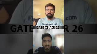 GATE CS Topper On Why He Chose GATE topper gateexam iit computerscience mtech [upl. by Durer107]