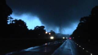 Tornado Forming  Touchdown in Edgewater Florida on December 10th 2012 [upl. by Eellehs]