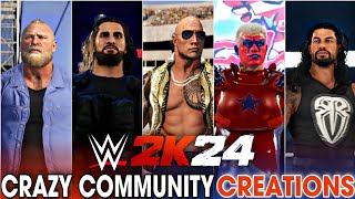 Crazy Latest WWE 2K24 Community Creations To Download It Now [upl. by Thurman565]