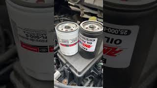 Motorcraft oil filter vs Amsoil filter difference are obvious [upl. by Dawaj]