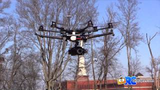 DJI S800 Evo Flight Video for RCGroupscom Review [upl. by Ciryl]